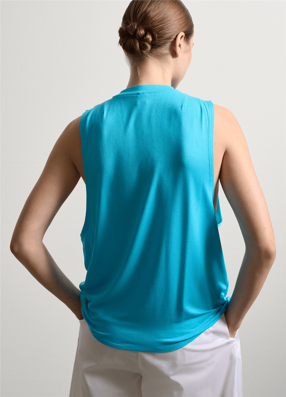 Boxy Fit Mavi Atlet