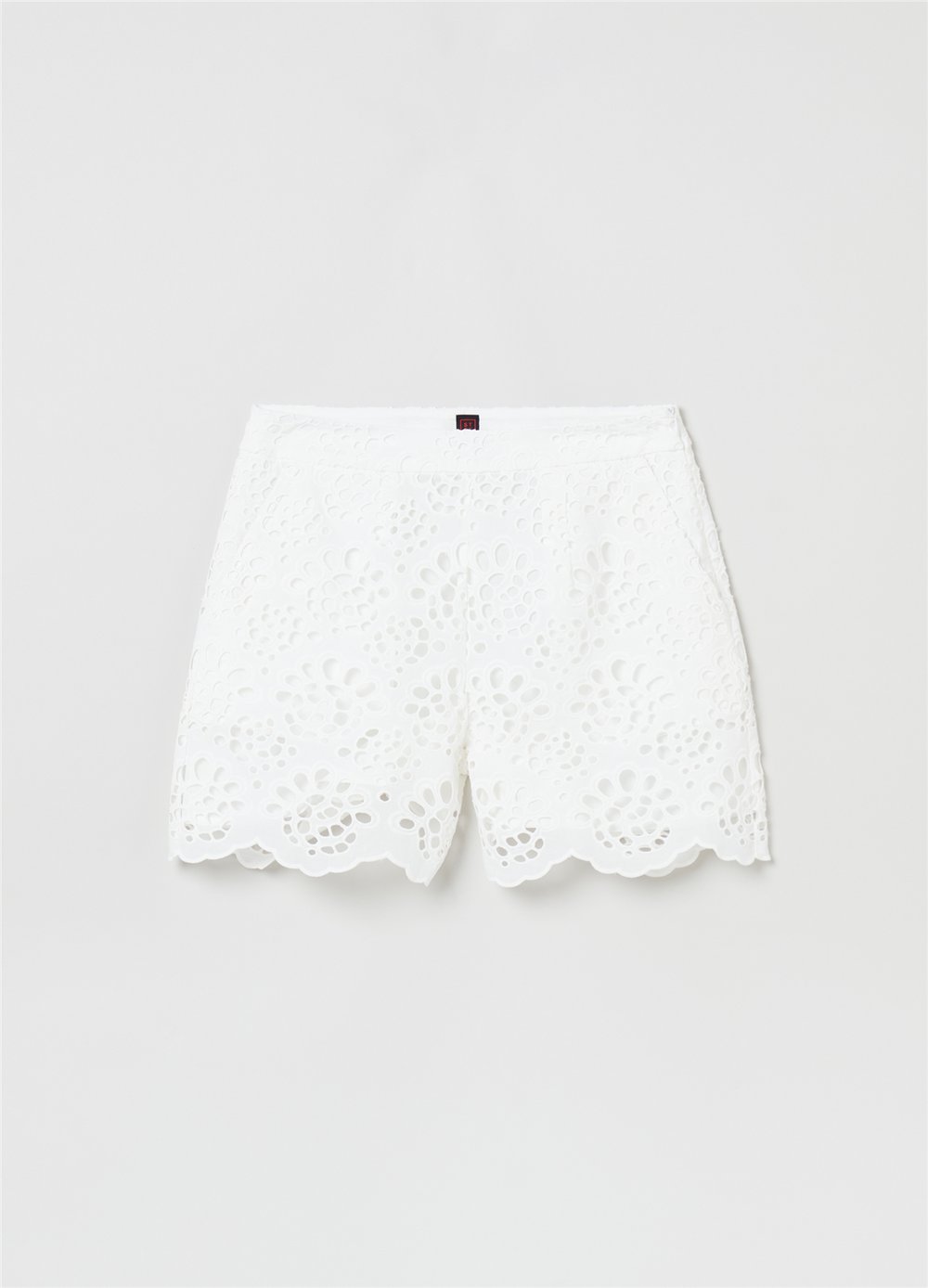 Broderie Anglaise Beyaz Şort