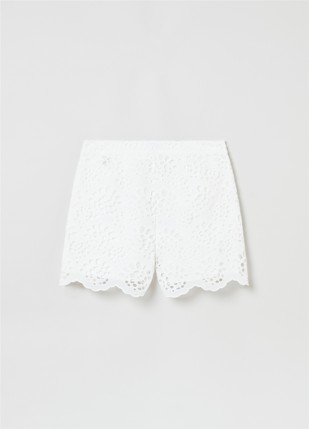 Broderie Anglaise Beyaz Şort