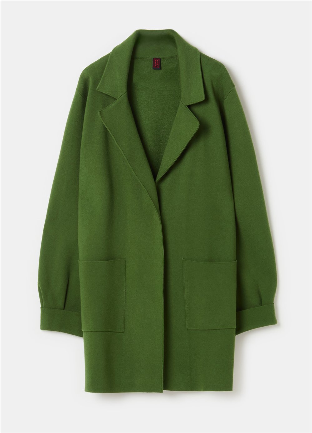 Cepli Oversize Yeşil Kaban