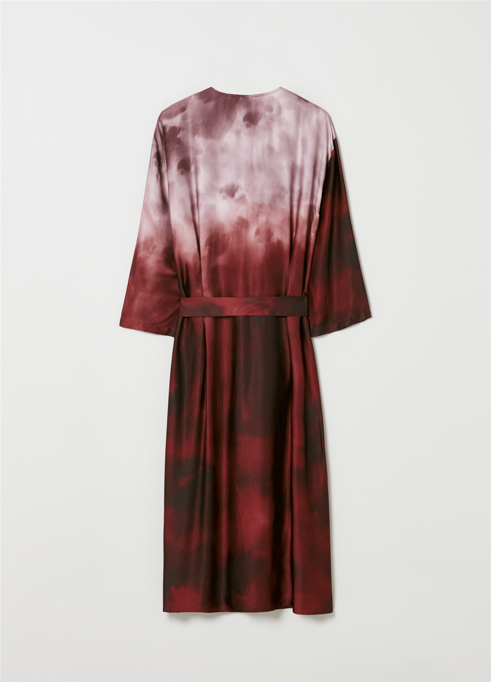 Degrade Desenli Kimono Elbise