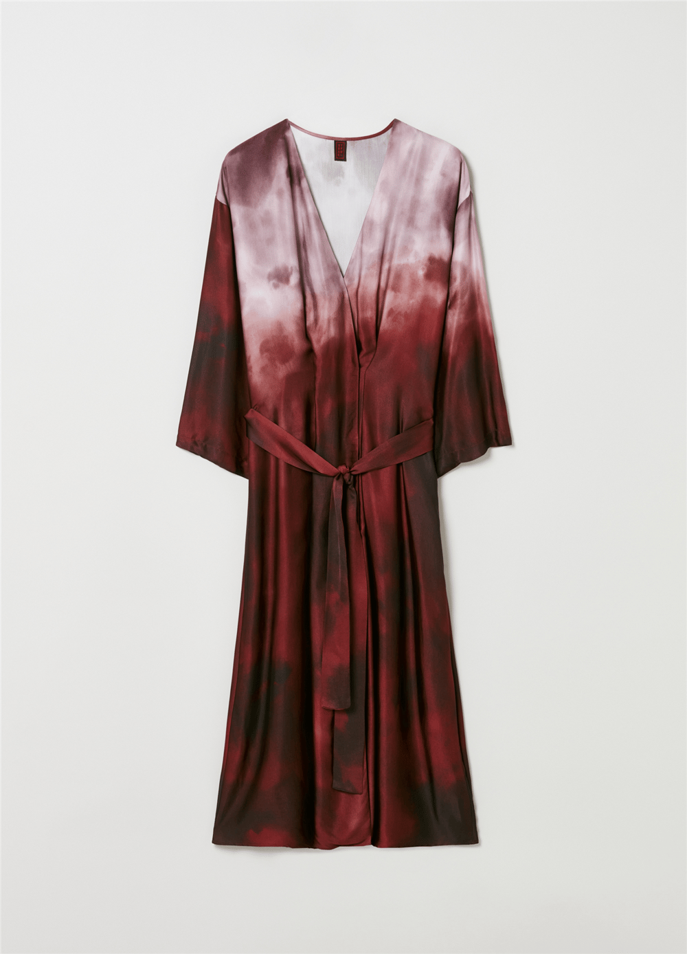 Degrade Desenli Kimono Elbise