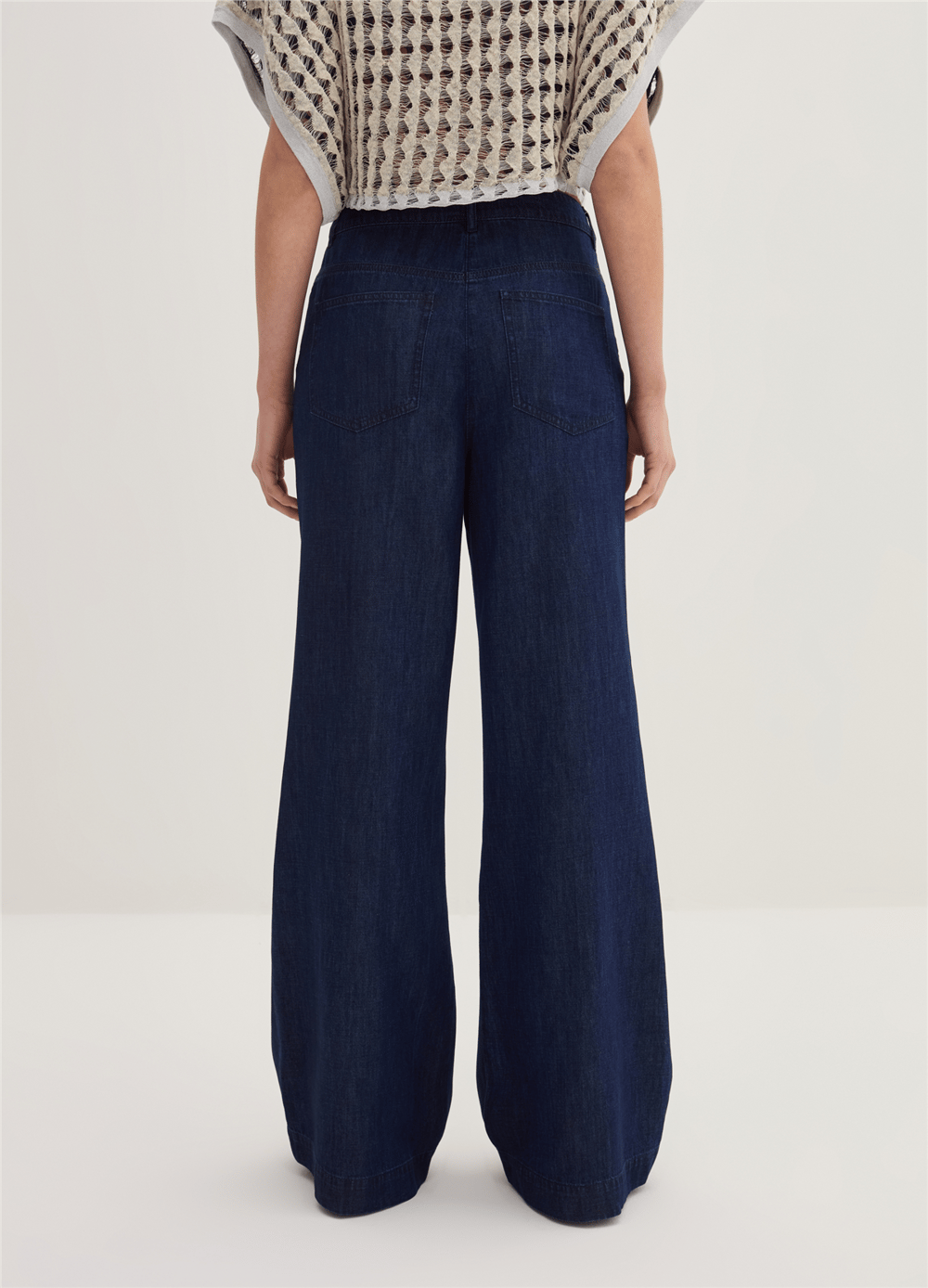 Denim Palazzo Pantolon
