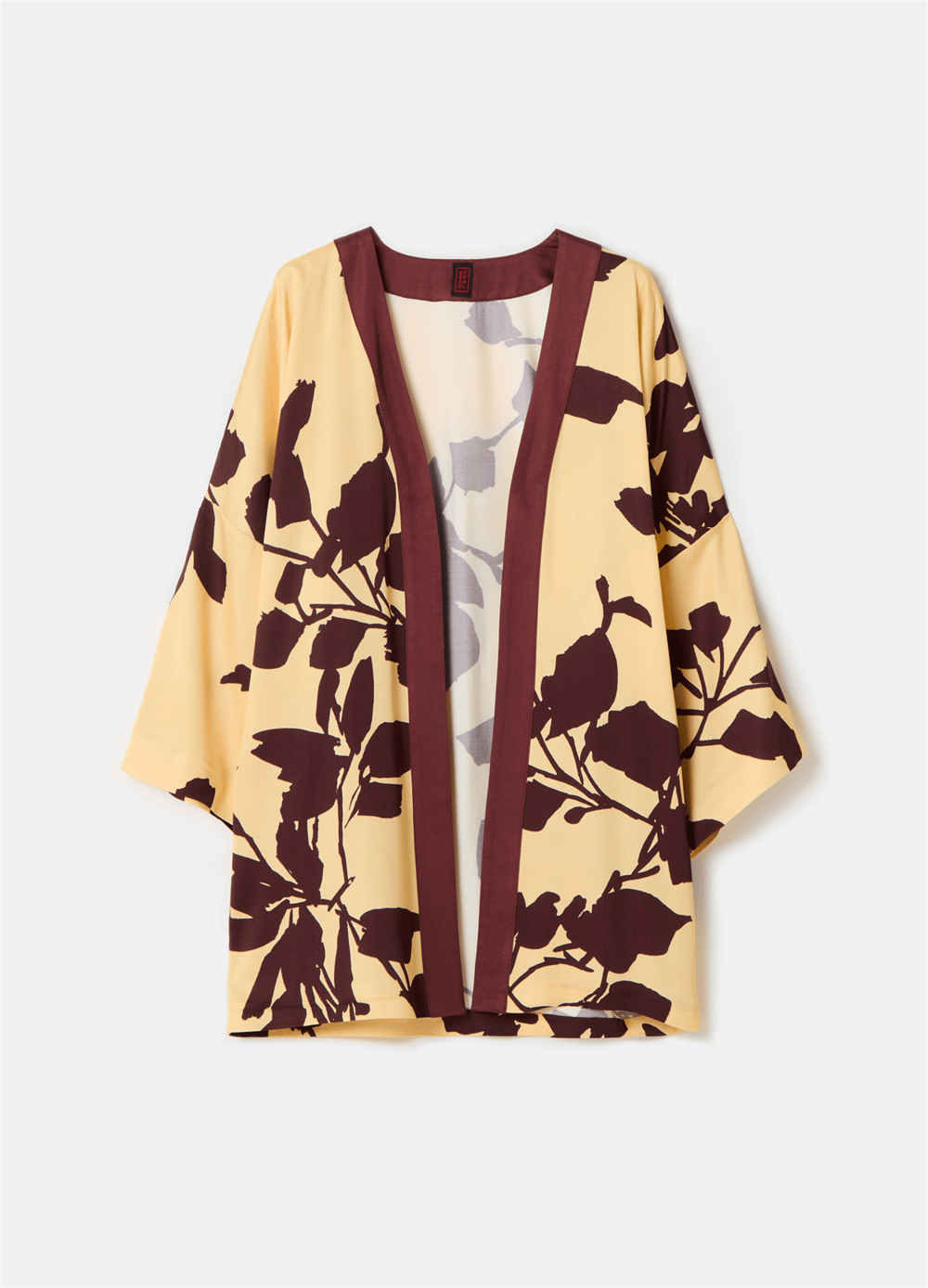 Desenli Viskoz Kimono