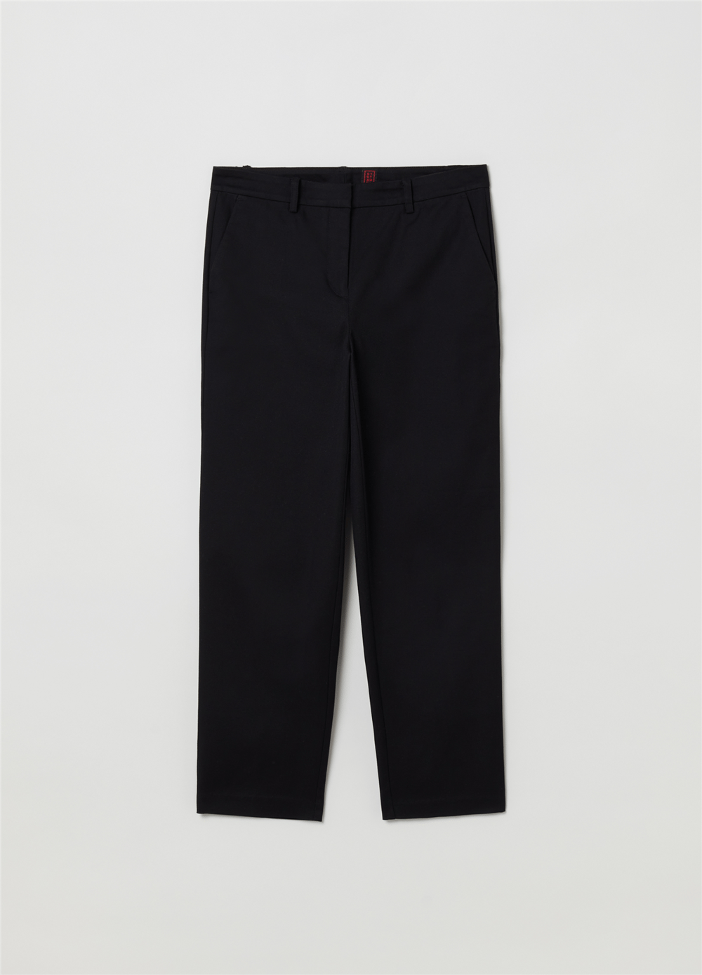 Esnek Fitilli Siyah Chino Pantolon
