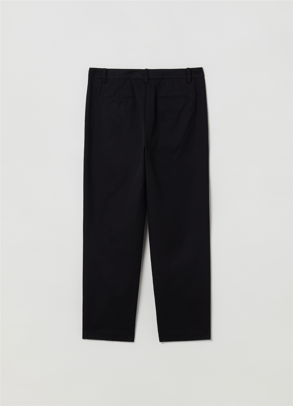 Esnek Fitilli Siyah Chino Pantolon