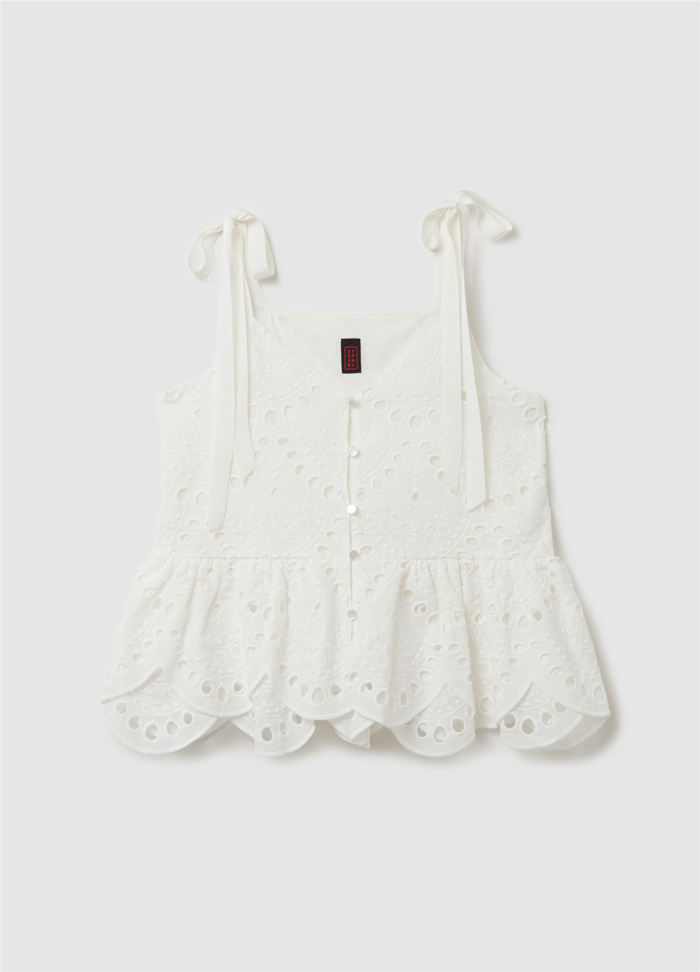 Fiyonk Detaylı Broderie Anglaise Üst