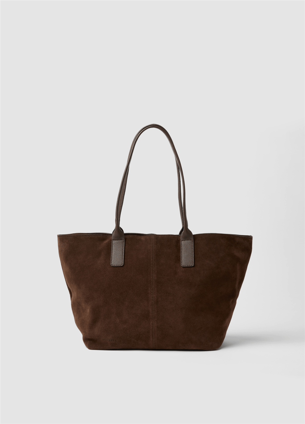 Kahverengi Hakiki Süet Deri Çanta