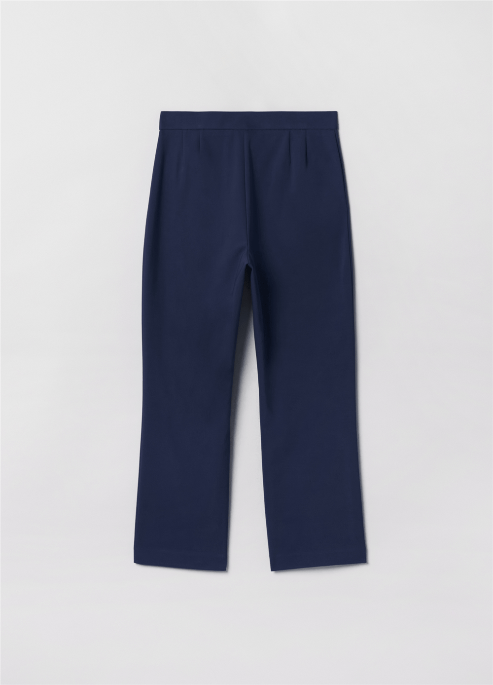 Kısa Lacivert Flare Pantolon