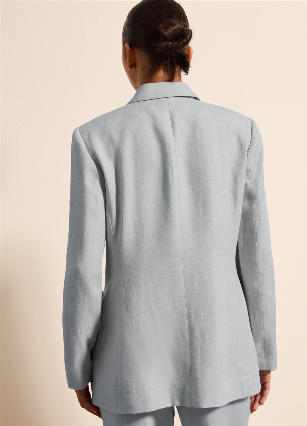 Kruvaze Açık Mavi Blazer