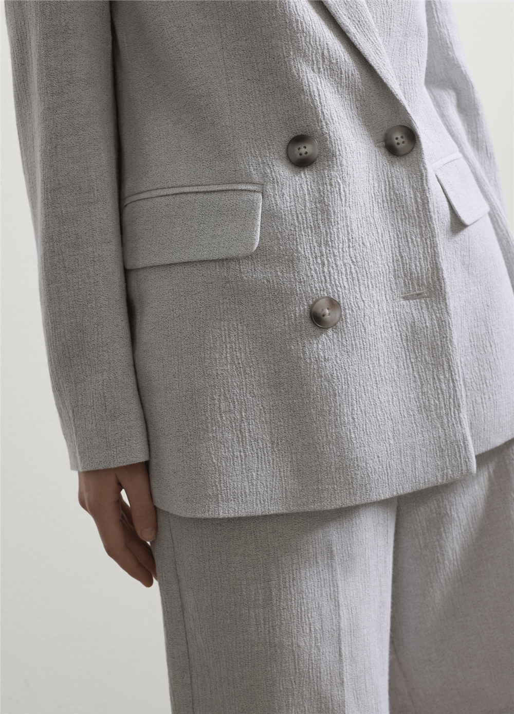 Kruvaze Gri Blazer