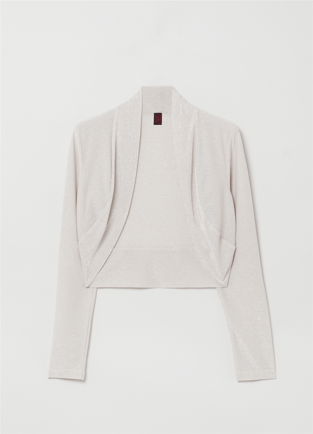 Lurex Bej Bolero