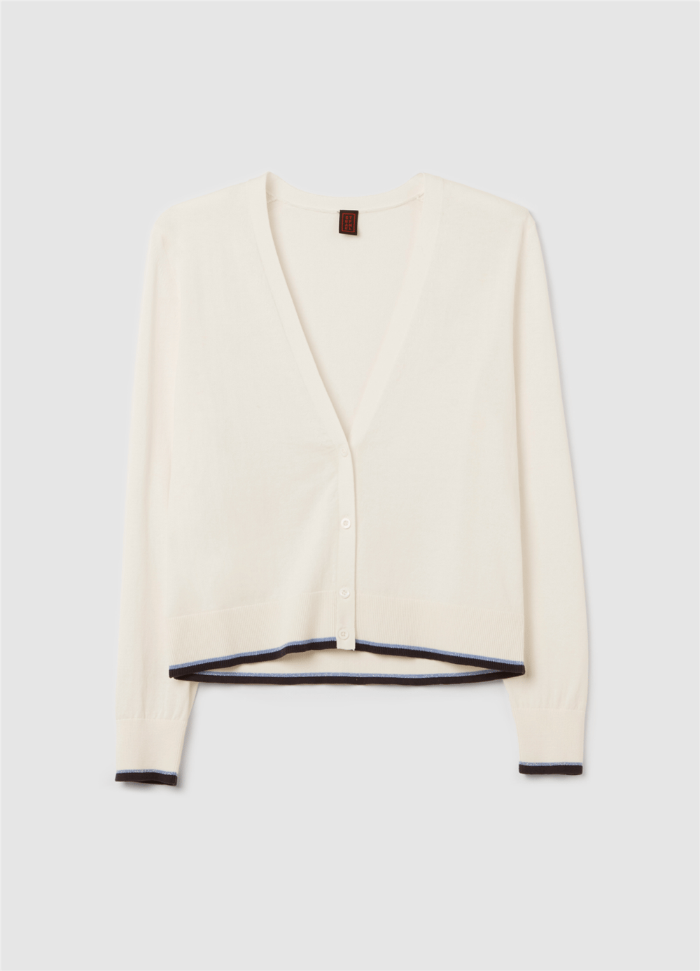 Lurex Şerit Detaylı Crepe Bej Hırka