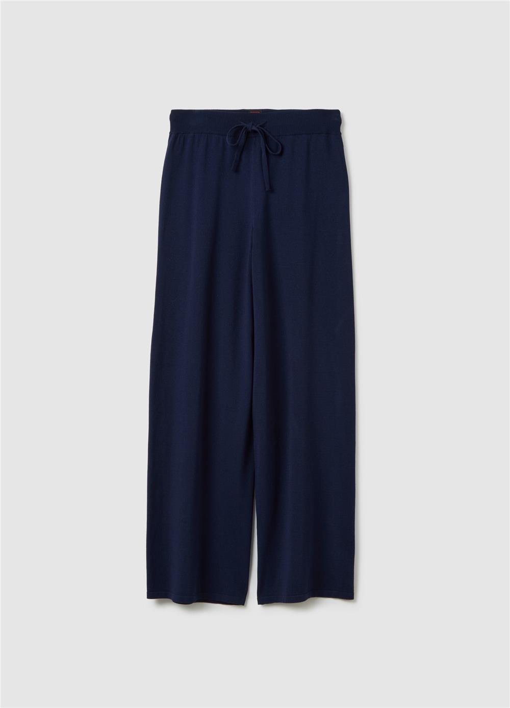 Mavi bol paça pantolon