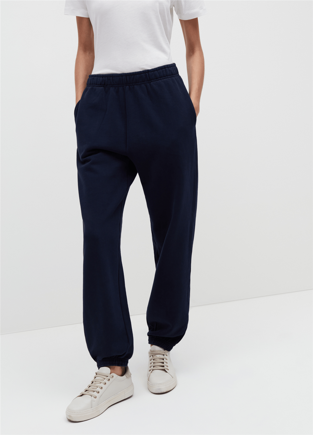 Peluş Lacivert Jogger Pantolon