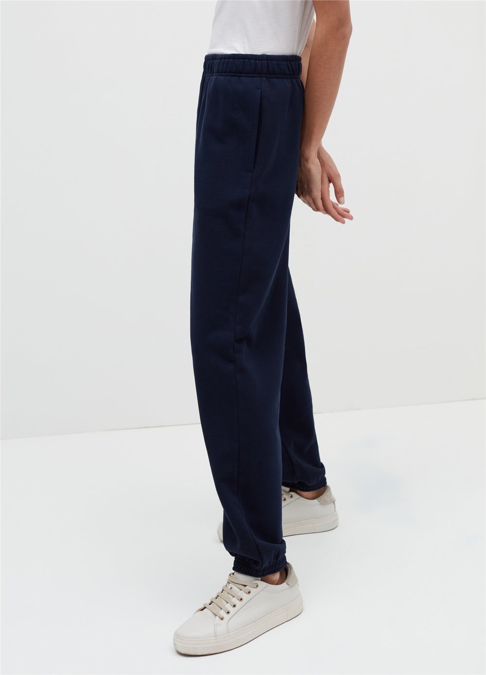 Peluş Lacivert Jogger Pantolon