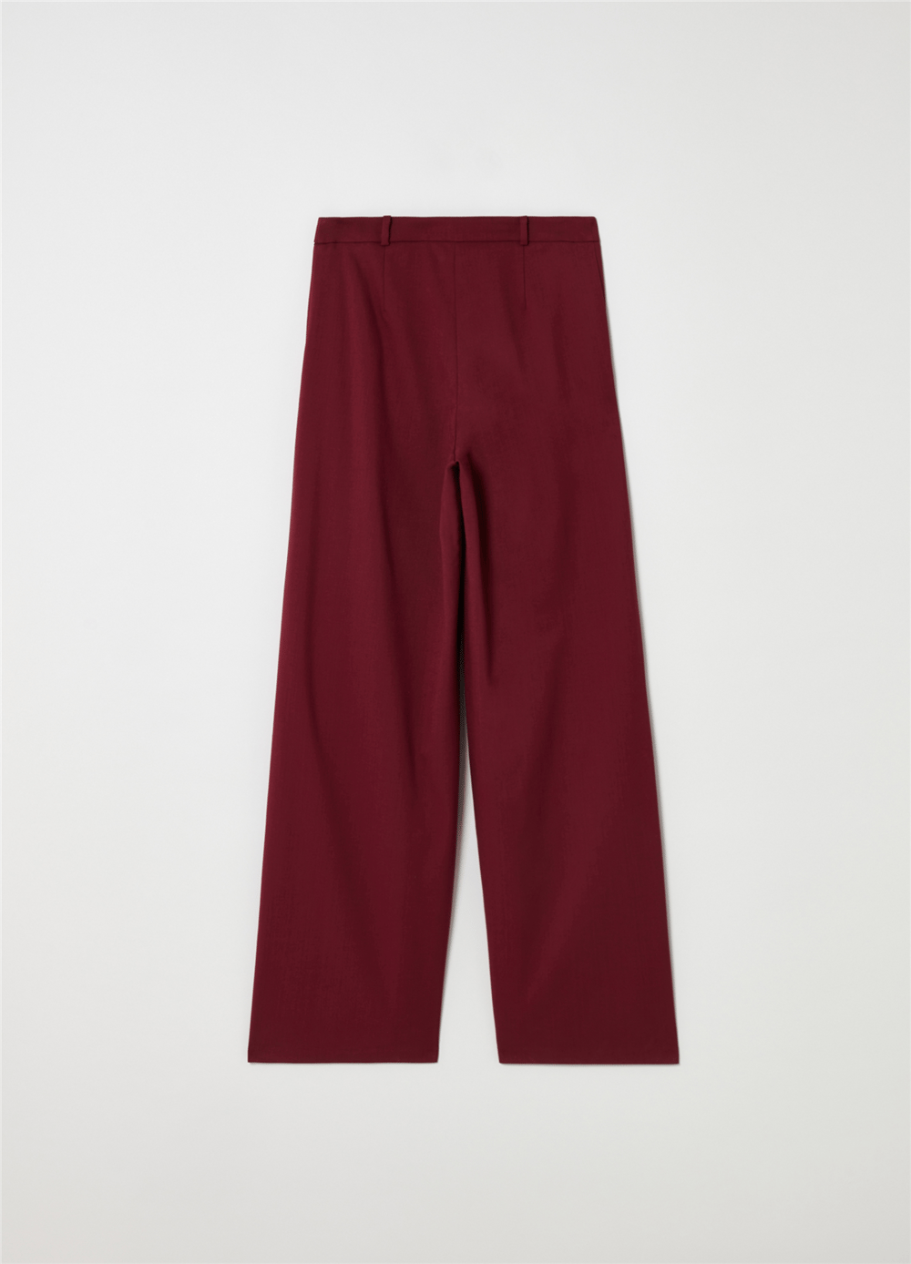 Pensli Bol Kesim Bordo Pantolon