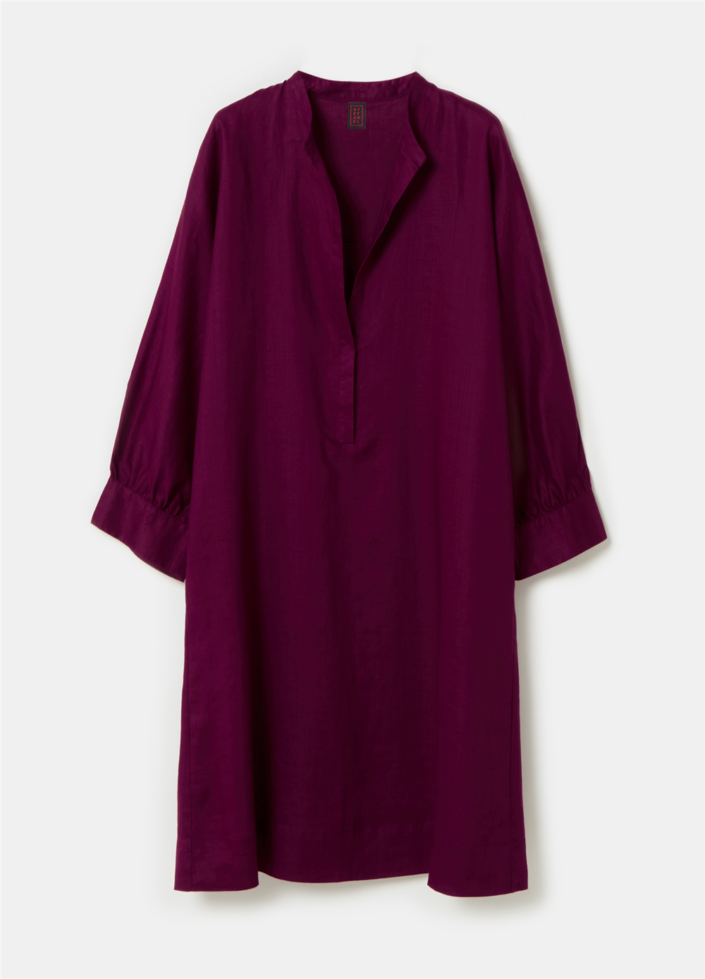 Rami Kumaş Mor Kaftan Elbise