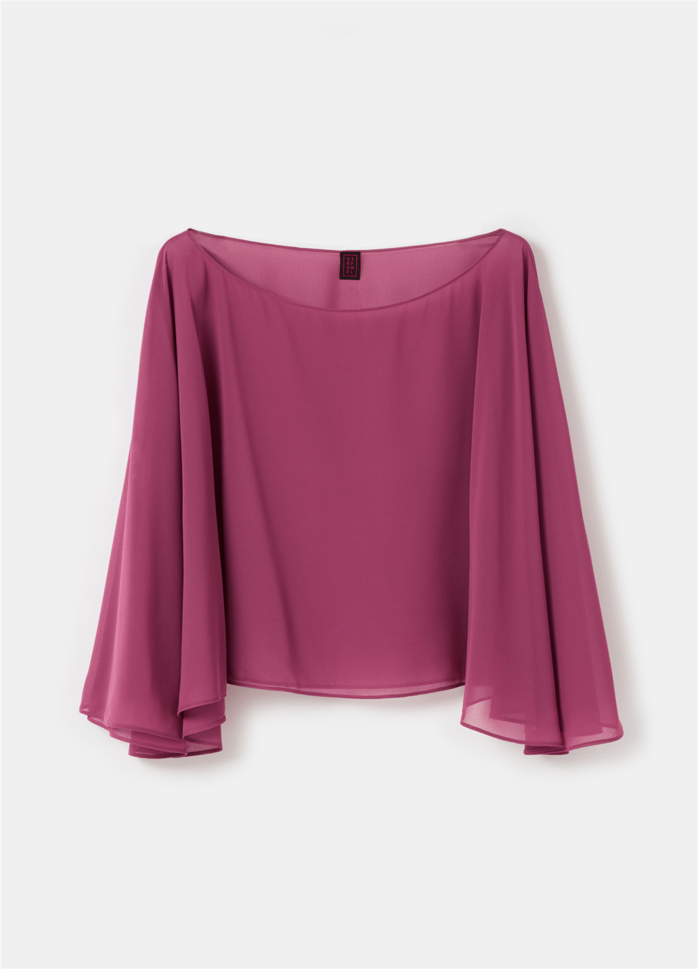 Şifon Mor Bolero