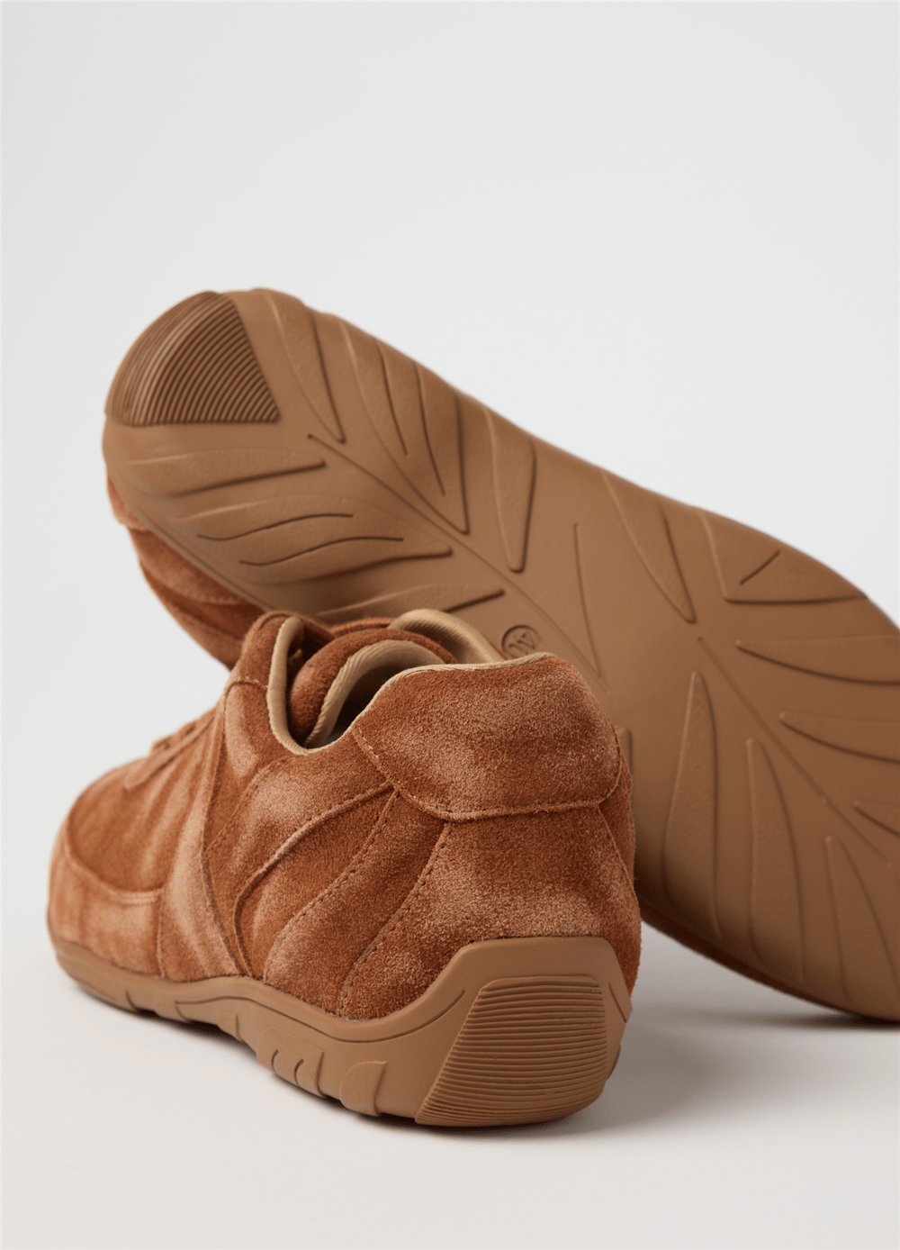 Süet Retro Kahverengi Sneaker