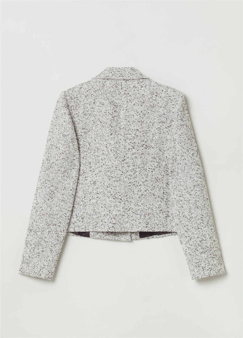 Tüvit Beyaz Kruvaze Blazer