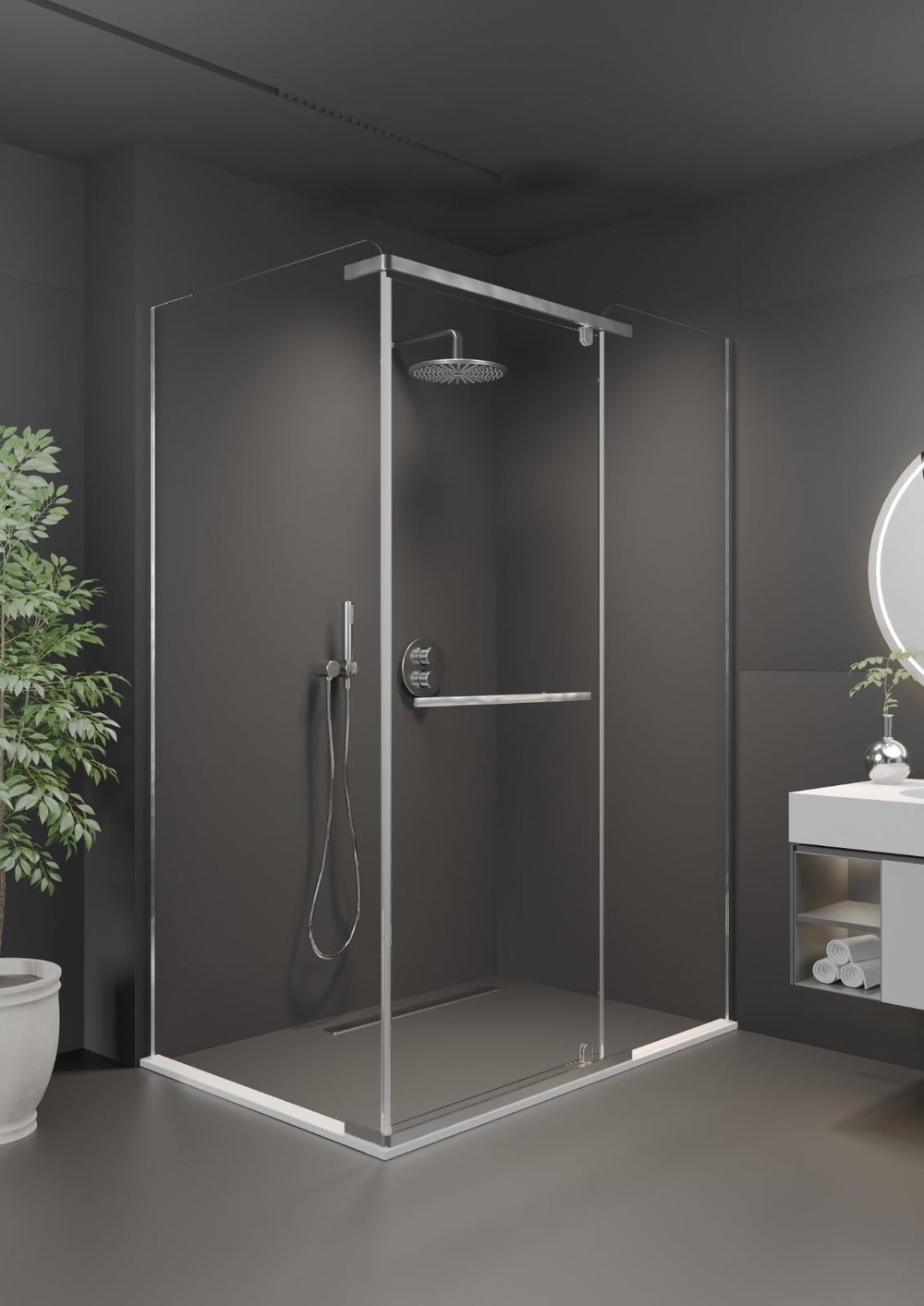 ZEN1 SABİT 1 AÇILIR PANOLU MENTEŞELİ KABİN