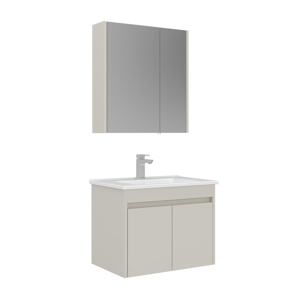 Arno 65 cm Kapaklı Banyo Dolabı Takımı