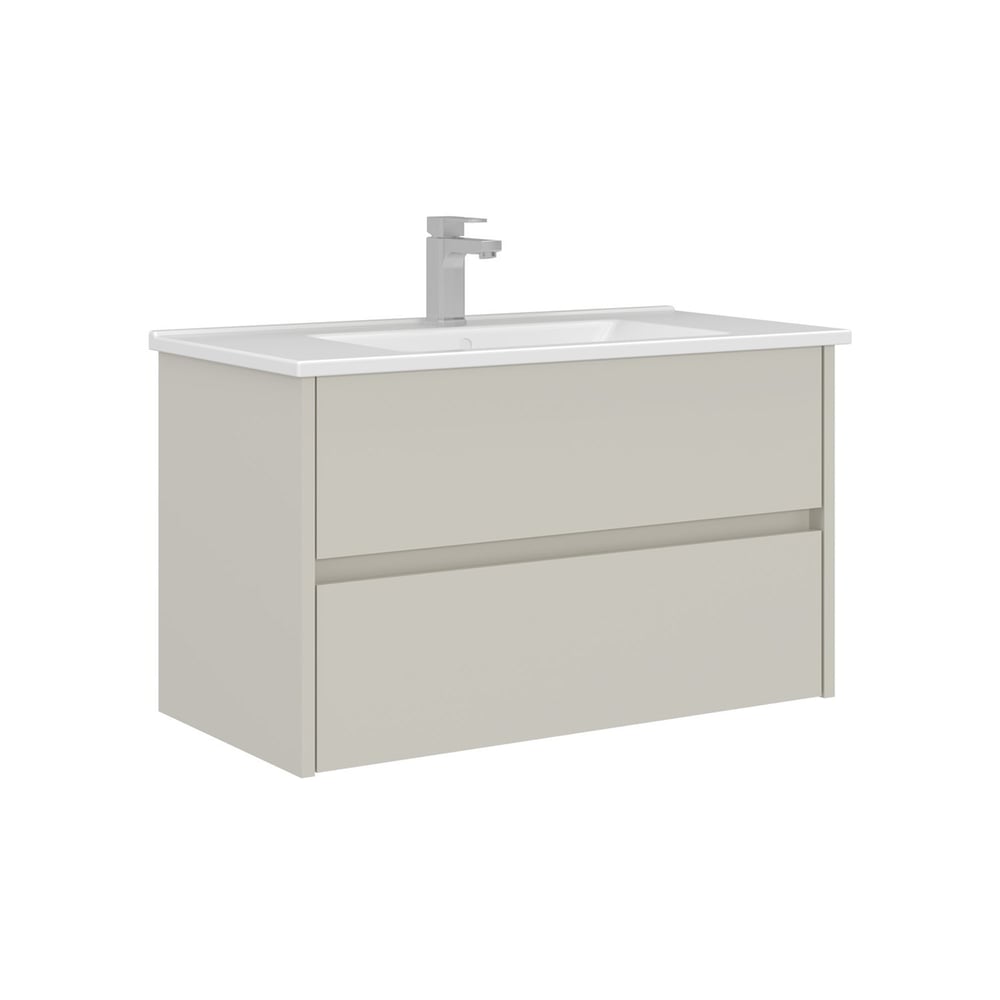 Arno 85 cm Çekmeceli Lavabolu Banyo Alt Dolabı