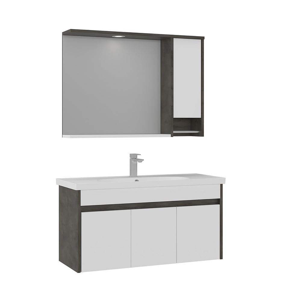 Aydos 100 cm Banyo Dolabı Takımı