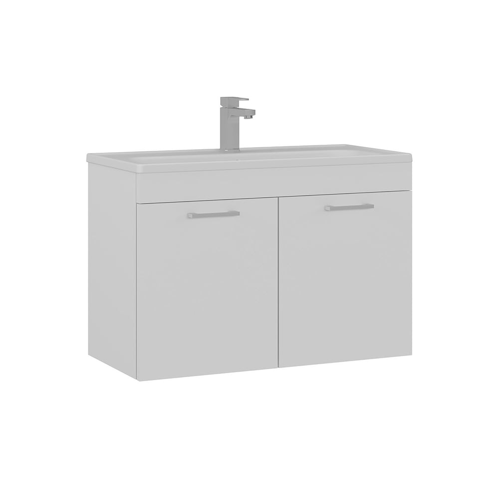 Bafa 80 cm Lavabolu Banyo Alt Dolabı
