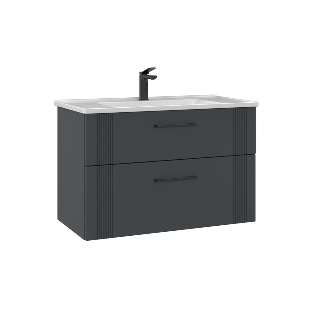 Bari 80 cm Lavabolu Banyo Alt Dolabı