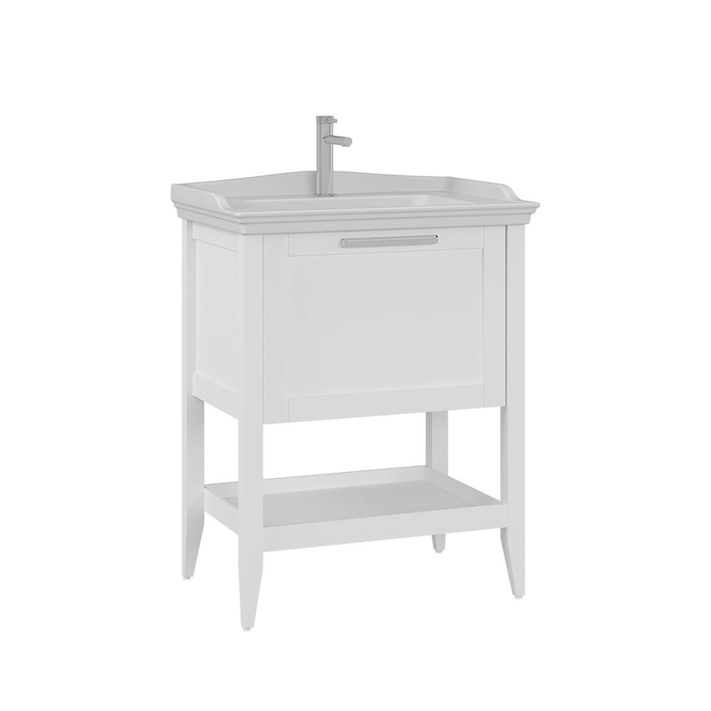 Bastle 65 cm Lavabolu Banyo Alt Dolabı