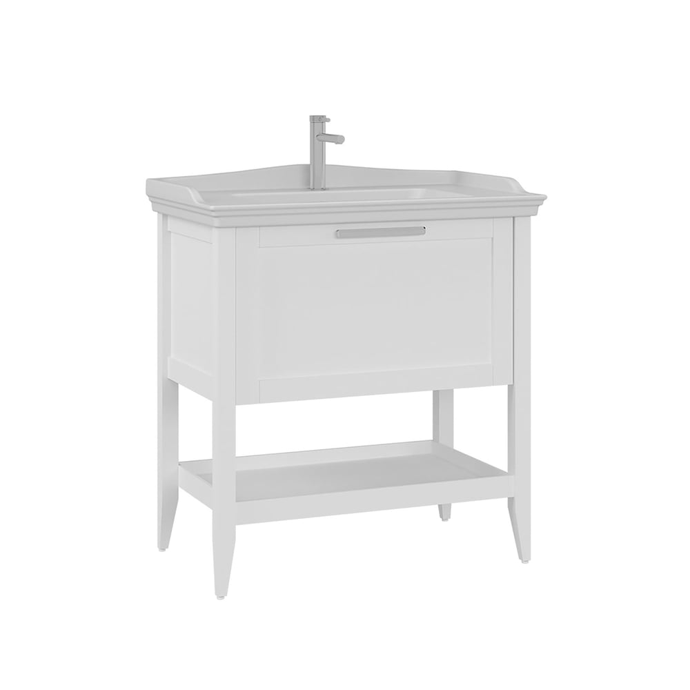 Bastle 85 cm Lavabolu Banyo Alt Dolabı