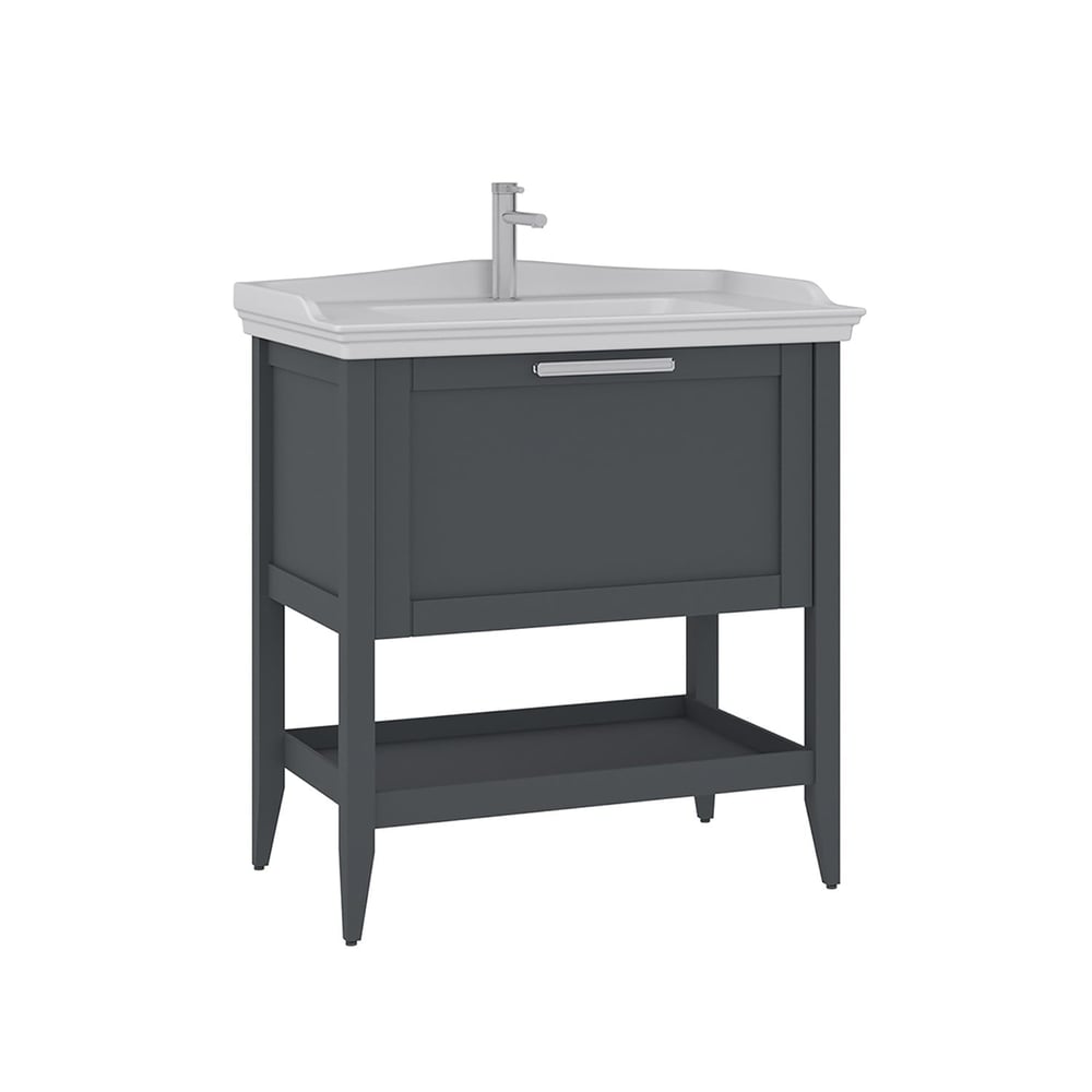 Bastle 85 cm Lavabolu Banyo Alt Dolabı