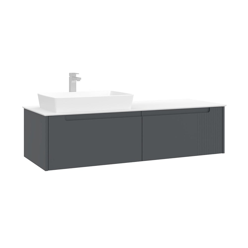 Biella 140 cm Lavabolu Banyo Alt Dolabı