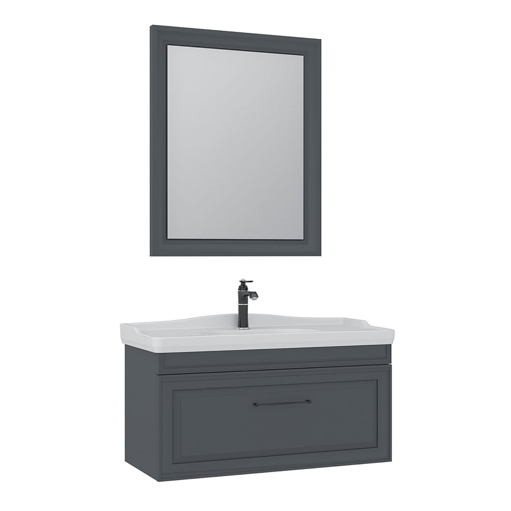 Design 105 cm Banyo Dolabı Takımı