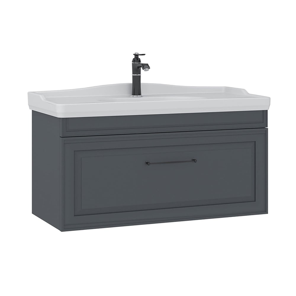 Design 105 cm Lavabolu Banyo Alt Dolabı