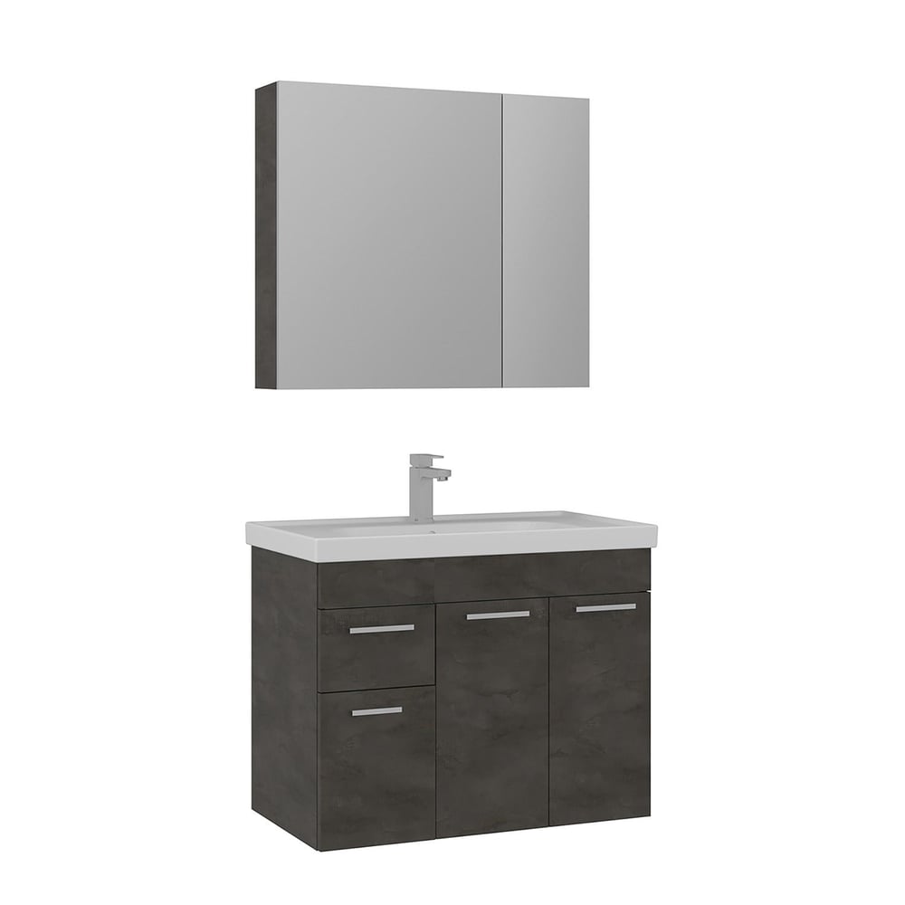 Enez 80 cm Banyo Dolabı Takımı