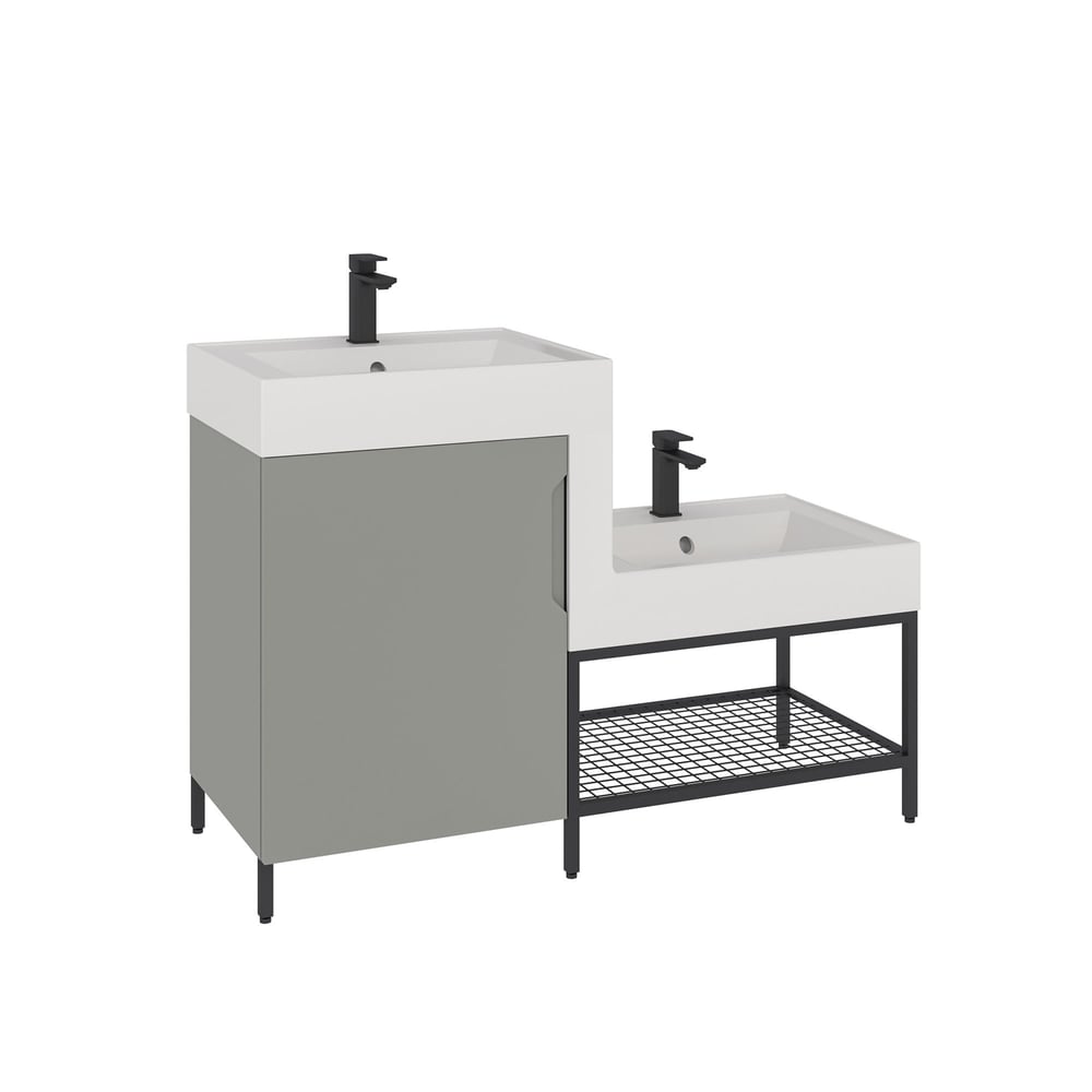 Enna 120 cm Lavabolu Banyo Alt Dolabı