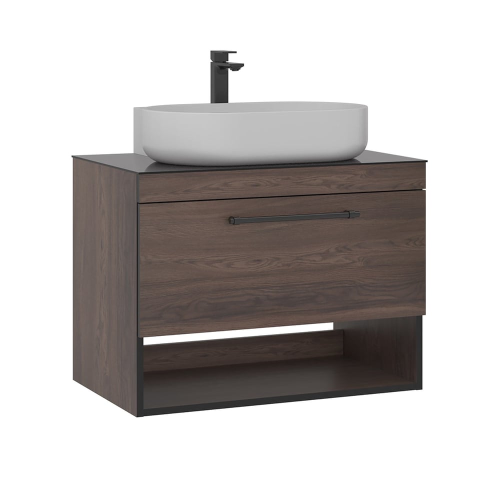 Knidos 90 cm Lavabolu Banyo Alt Dolabı