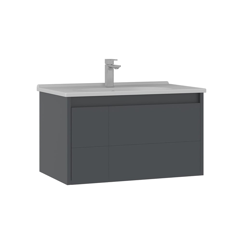 Likya 80 cm Lavabolu Banyo Alt Dolabı