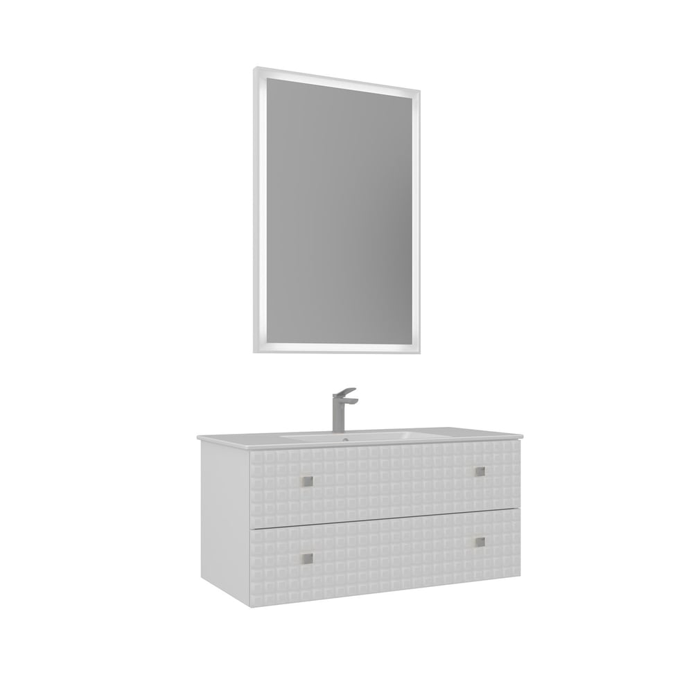 Lipari 100 cm Asma Banyo Dolabı Takımı