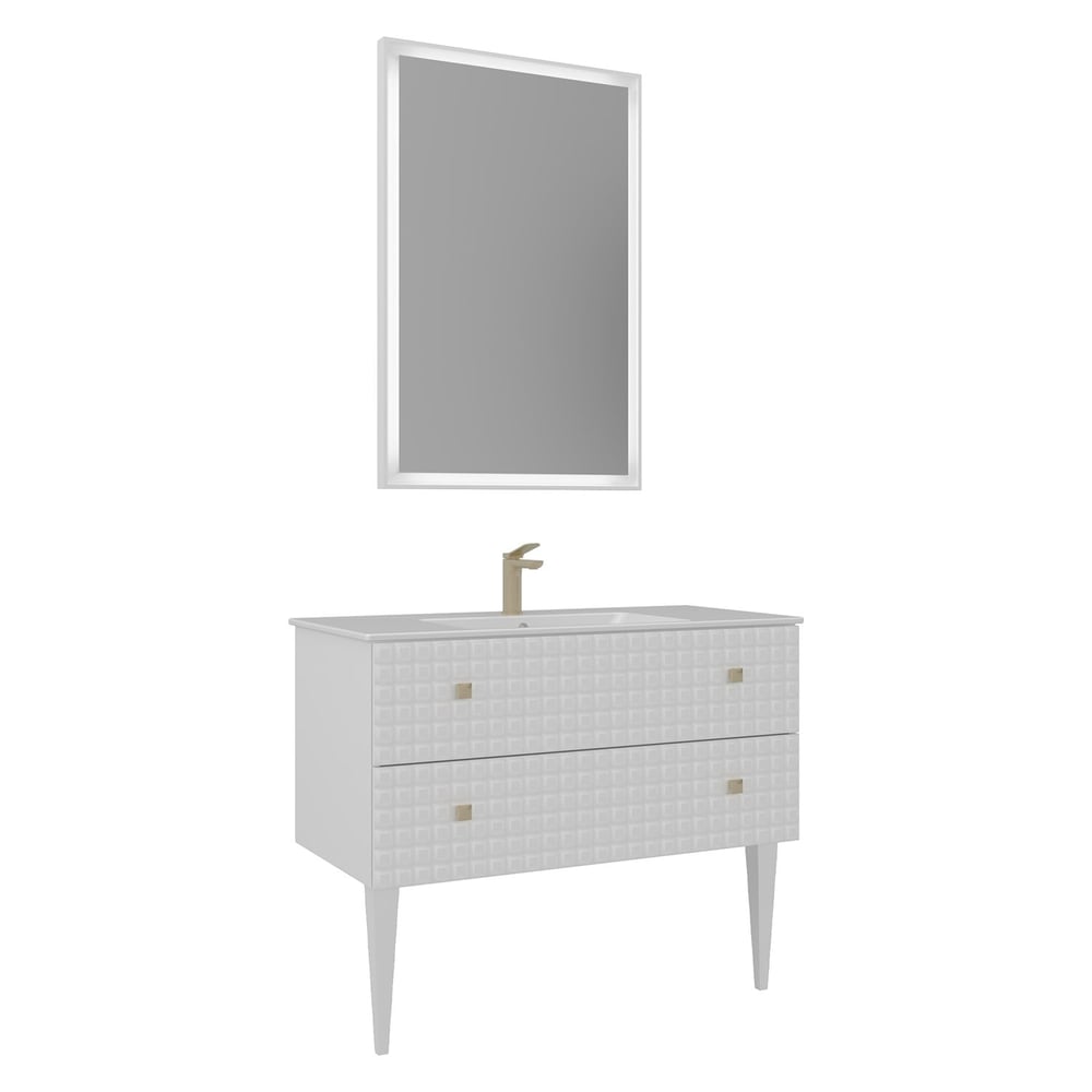 Lipari 100 cm Ayaklı Banyo Dolabı Takımı