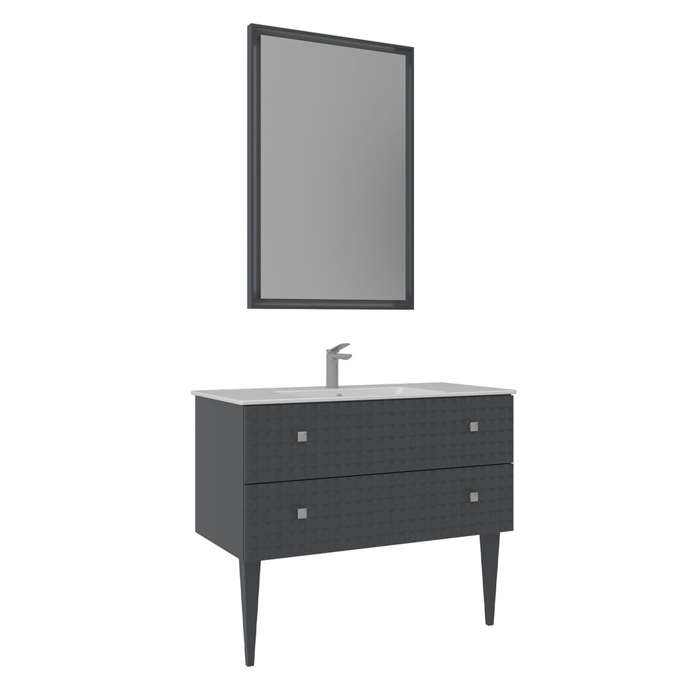 Lipari 100 cm Ayaklı Banyo Dolabı Takımı