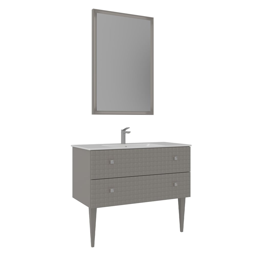 Lipari 100 cm Ayaklı Banyo Dolabı Takımı