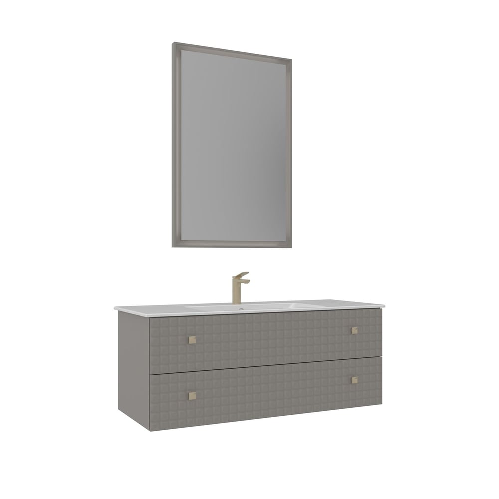Lipari 120 cm Asma Banyo Dolabı Takımı