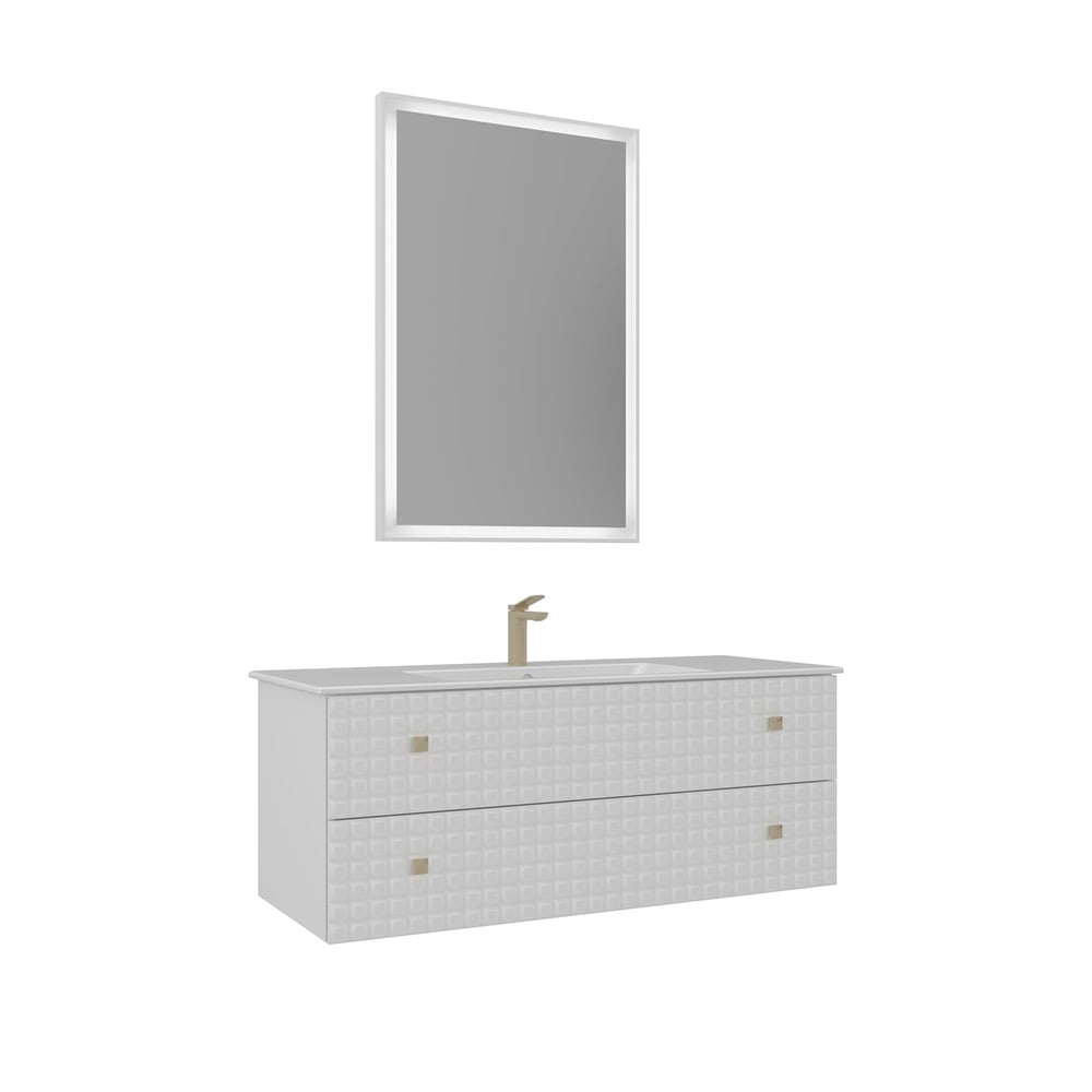 Lipari 120 cm Asma Banyo Dolabı Takımı
