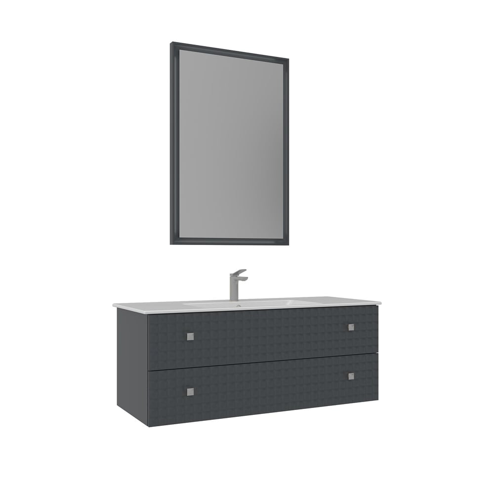 Lipari 120 cm Asma Banyo Dolabı Takımı