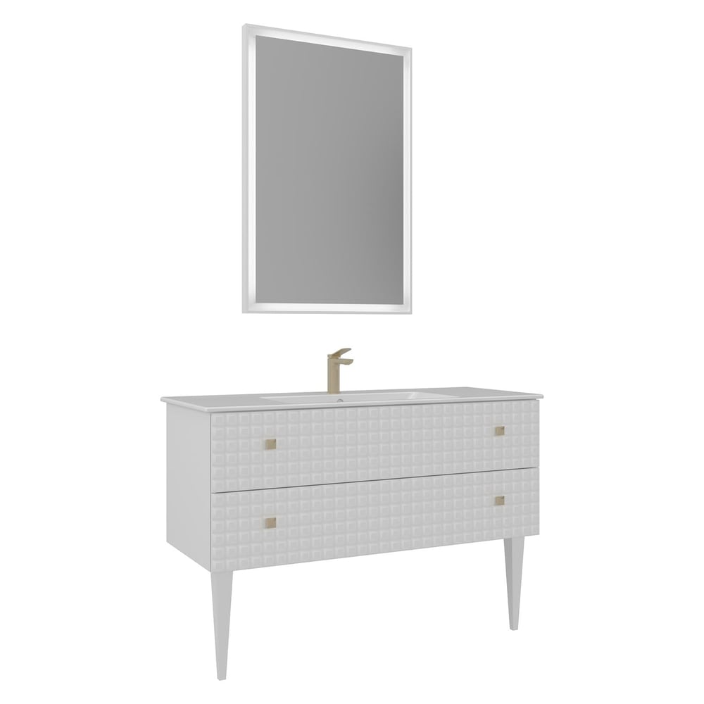 Lipari 120 cm Ayaklı Banyo Dolabı Takımı