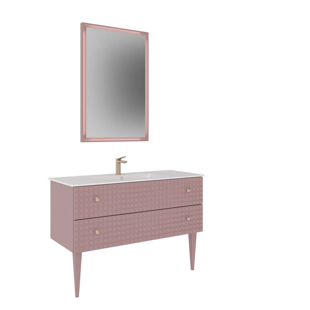 Lipari 120 cm Ayaklı Banyo Dolabı Takımı